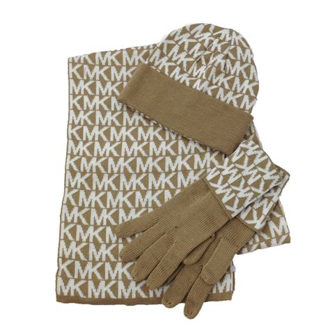 michael kors womens hat and scarf set